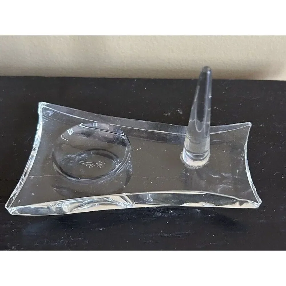 Signed‎ Long Oleg Cassini Crystal Ring Holder